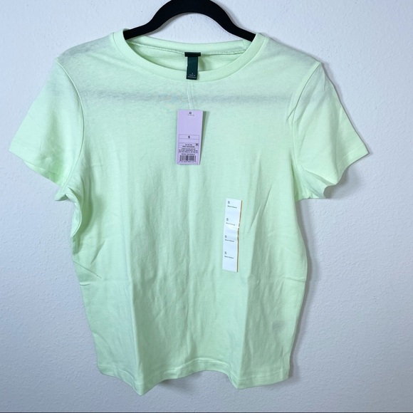 Wild Fable Green Crew Neck Basic T-Shirt Sz Small - Picture 2 of 8